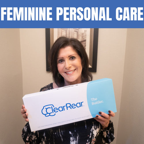 Clear Rear Bidet Seat Feminine Hygienic Cleansing