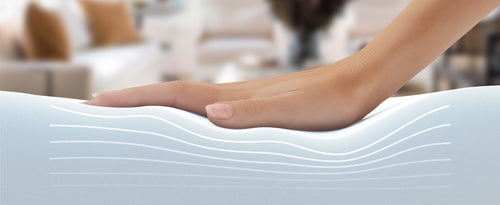 Everlasting Comfort Lumbar Support Pillow for Office Chair - Memory Foam Back Cushion for Car Seat - Promotes Better Posture, Back Pain Relief - Ideal Gaming and Desk Chairs Work and Home Essentials