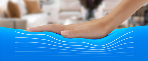 Everlasting Comfort Lumbar Support Pillow for Office Chair - Memory Foam Back Cushion for Car Seat - Promotes Better Posture, Back Pain Relief - Ideal Gaming and Desk Chairs Work and Home Essentials