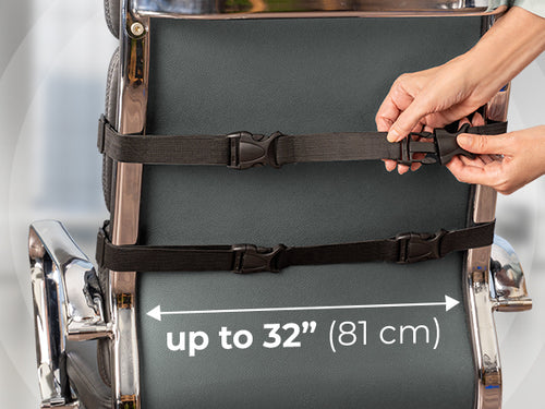 Everlasting Comfort Lumbar Support Pillow for Office Chair - Memory Foam Back Cushion for Car Seat - Promotes Better Posture, Back Pain Relief - Ideal Gaming and Desk Chairs Work and Home Essentials