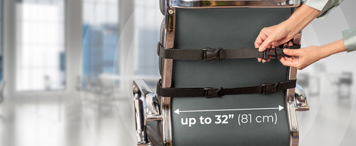 Everlasting Comfort Doctor Recommended Memory Foam Seat Cushion for Office Chairs & Car - Ergonomic Office Desk Accessories - Cushions for Tailbone Pain Relief, Sciatica & Back Support Pillow