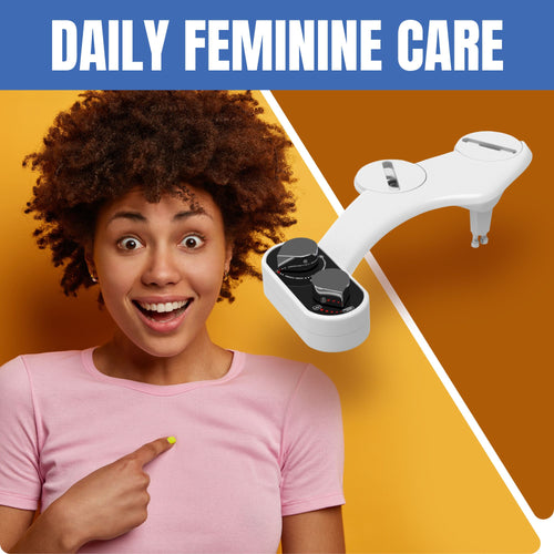 Clear Rear Bidet Seat Feminine Hygienic Cleansing