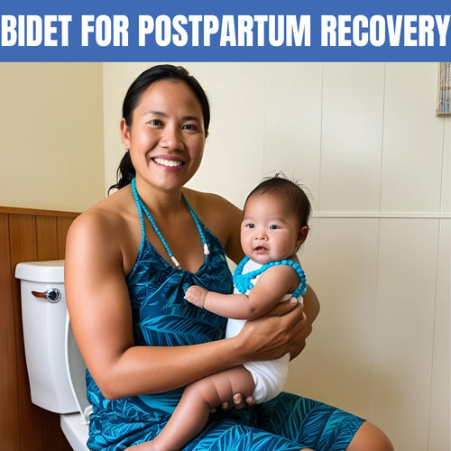 Clear Rear Bidet Seat Feminine Hygienic Cleansing