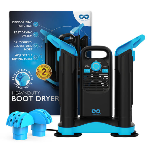 Everlasting Comfort Silent Boot Dryer, Fanless Electric Shoe Dryer for Sneakers (2-Pair)