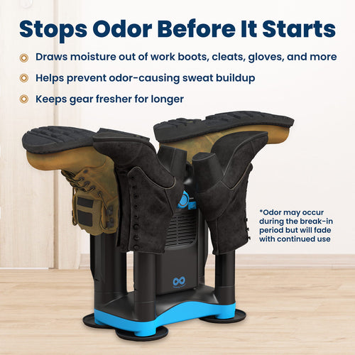 Everlasting Comfort Silent Boot Dryer, Fanless Electric Shoe Dryer for Sneakers (2-Pair)