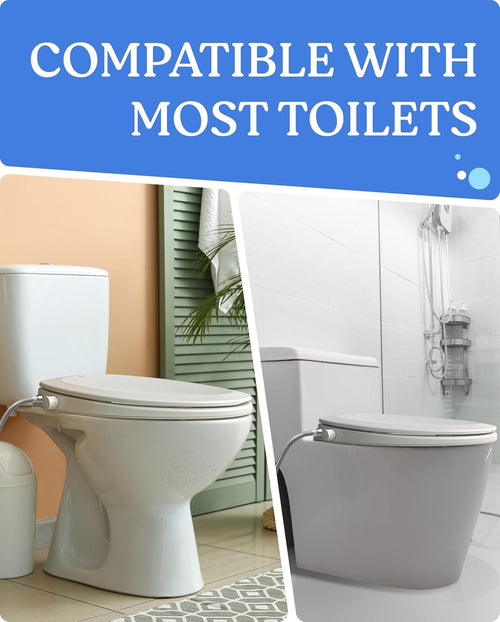 Clear Rear Bidet Seat Feminine Hygienic Cleansing