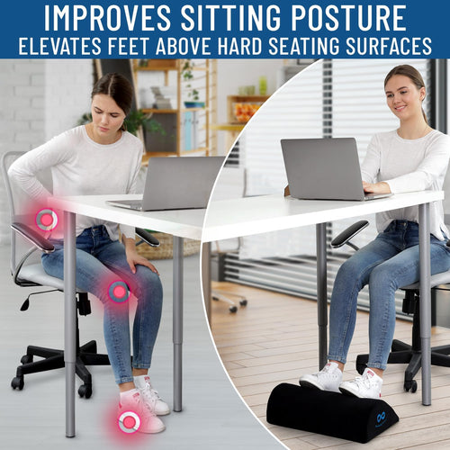 Everlasting Comfort Footrest Support and Knee Relief Cushion