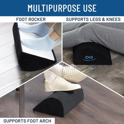 Everlasting Comfort Footrest Support and Knee Relief Cushion