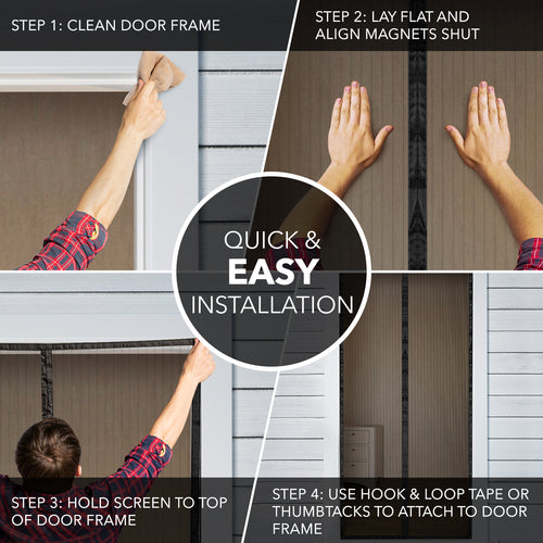 Magnetic Screen Door