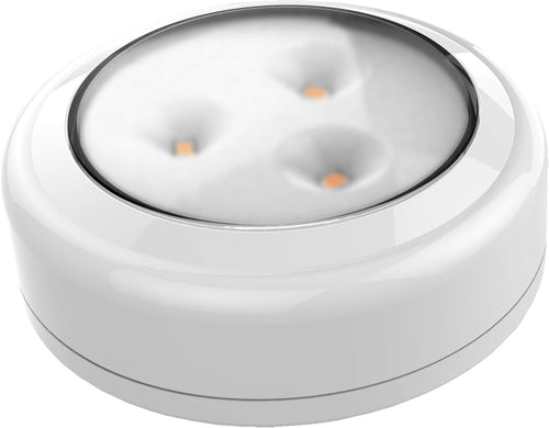 Wireless LED Puck Light | Works with Remote Control | Under Cabinet, Closet Light | Battery Powered | Under Counter Lighting (Pack of 1)