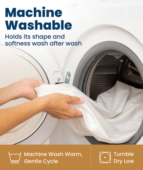 Full Mattress Protector Waterproof - 2 Pillow Protectors Included, Machine Washable