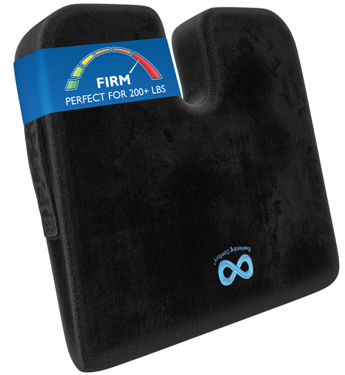 Car and Truck Seat Cushion - Firm High Density Memory Foam Wedge Cushion