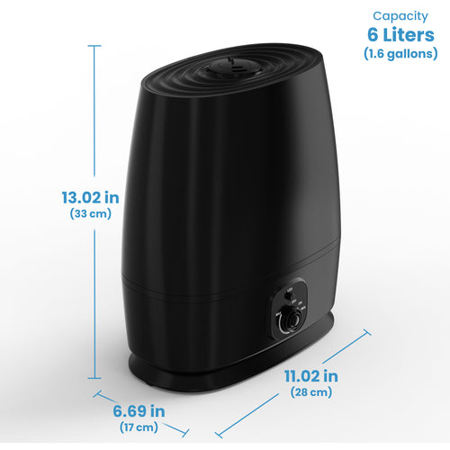 Humidifier 6L Black 2025