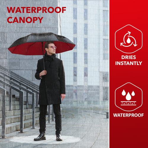 Repel Umbrella Windproof Travel Umbrella - Easy Auto Open Close, Durable & Compact