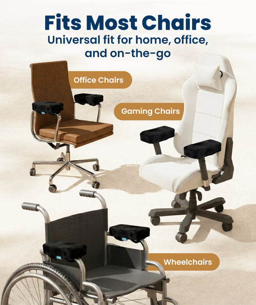 Orthopedic Wheelchair Arm Support Pads Velvet