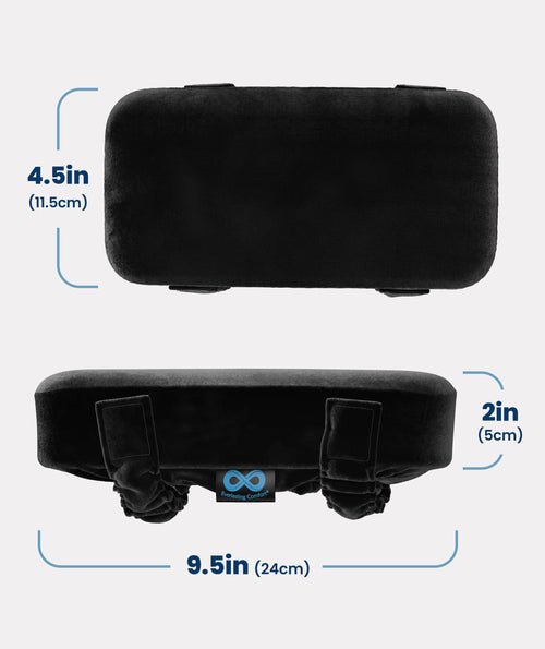 Orthopedic Wheelchair Arm Support Pads Velvet