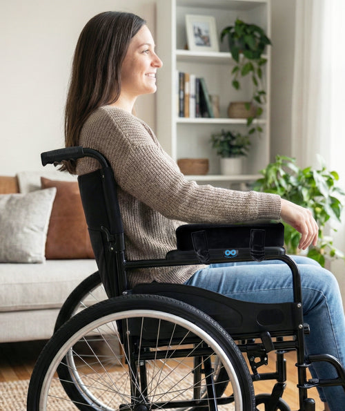Orthopedic Wheelchair Arm Support Pads Velvet