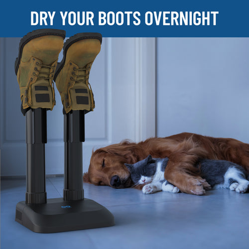 Convection Boot Dryer for Work Boots, Silent Boot Warmer, Energy-Efficient Shoe Dryer with Fanless Feature to Reduce Odor – Ideal for Sneakers, Cleats, and Winter Gear, Ski Boots, Gloves, & Shoes
