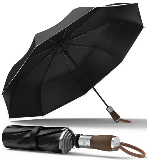 Repel Premium Umbrella Windproof Travel Umbrella - Easy Auto Open Close, Durable & Compact