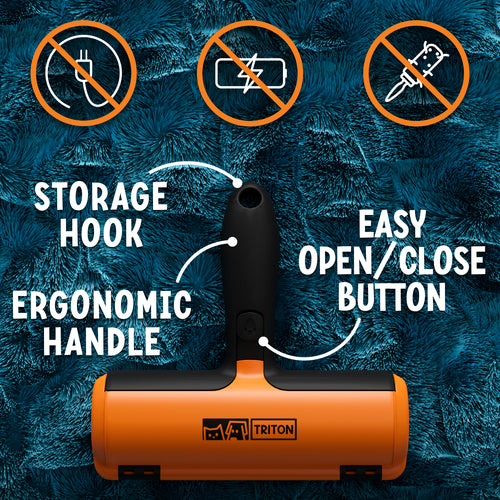 Pet Hair Remover Tool - Pet Roller - Orange