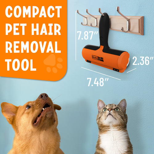 Pet Hair Remover Tool - Pet Roller - Orange