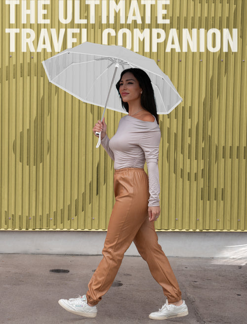 REPEL Windproof Travel Umbrella - Compact & Withstands Winds up to 85MPH, Strongest Premium Auto Folding Umbrella for Rain and Sun - Durable, Light & Portable for Women & Men, Fits Backpack & Cars