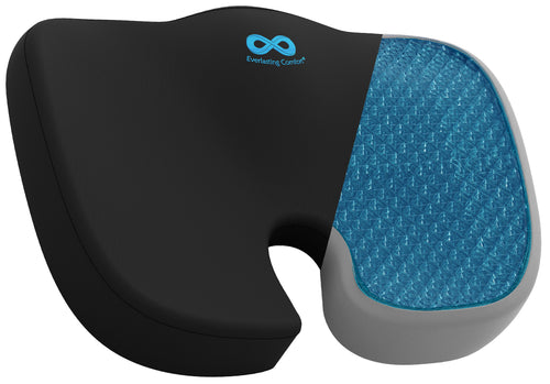 Everlasting Comfort Seat Cushion Gel Top in Black