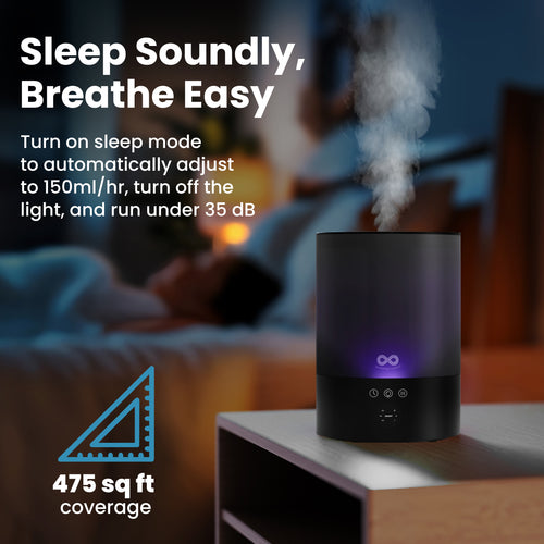 EVERLASTING COMFORT 2.5L TOUCH HUMIDIFIER BLACK