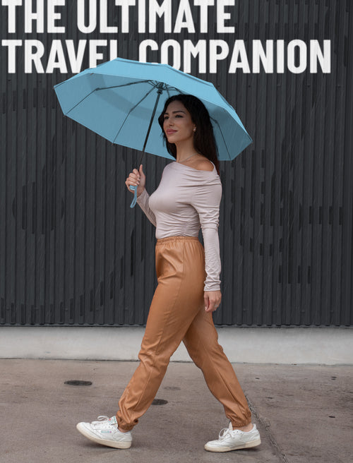 REPEL Umbrella - Pastel Blue