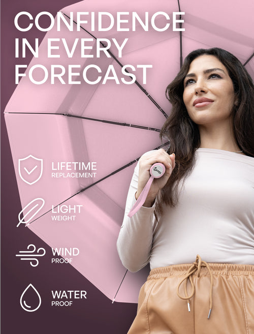 REPEL Umbrella - Pastel Pink