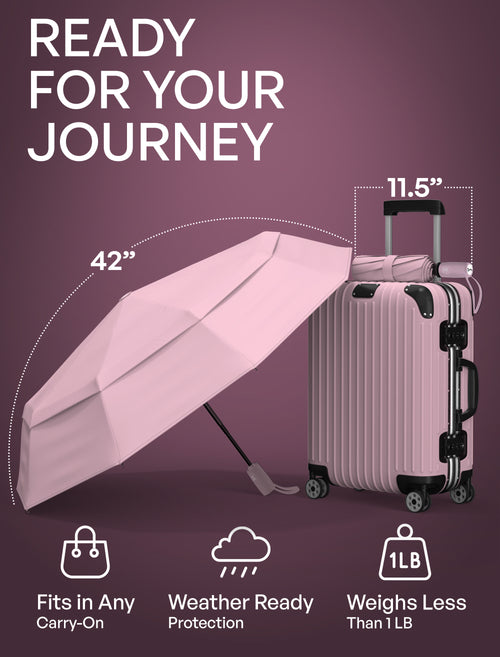 REPEL Umbrella - Pastel Pink