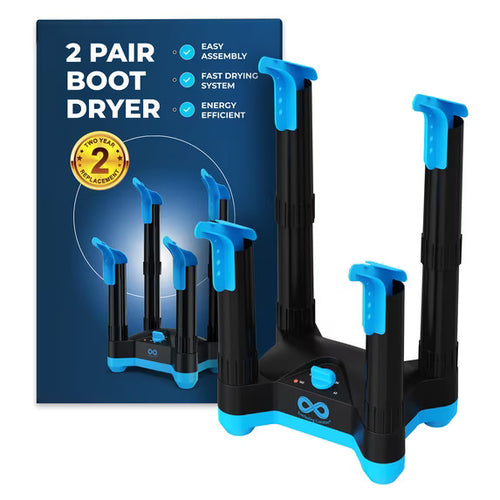 Everlasting Comfort Silent Boot Dryer, Fanless Electric Shoe Dryer for Sneakers (2-Pair)