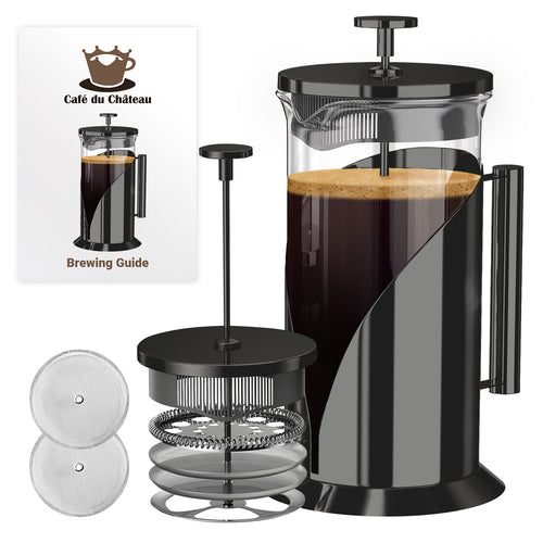 Stainless Steel French Press Coffee Maker - 34oz Insulated Coffee Press