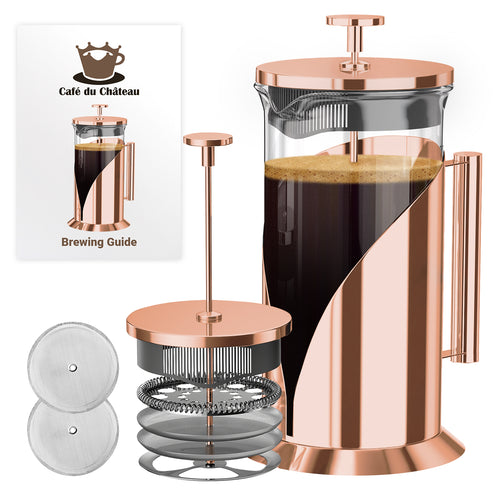 Stainless Steel French Press Coffee Maker - 34oz Insulated Coffee Press