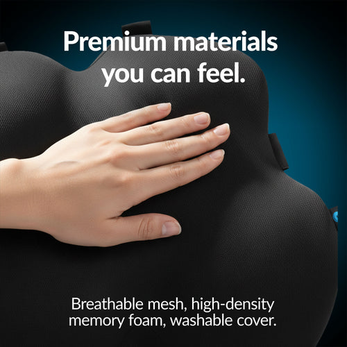 Premium Back Cushion Black Gambit