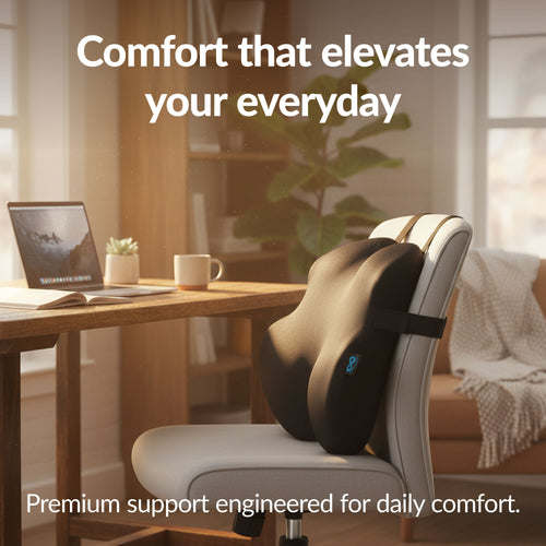 Premium Back Cushion Black Gambit