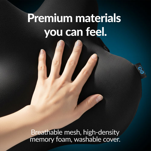 Premium Back Cushion Black Maggie