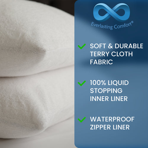 Waterproof Pillow Protector - Standard (Pack of 2)