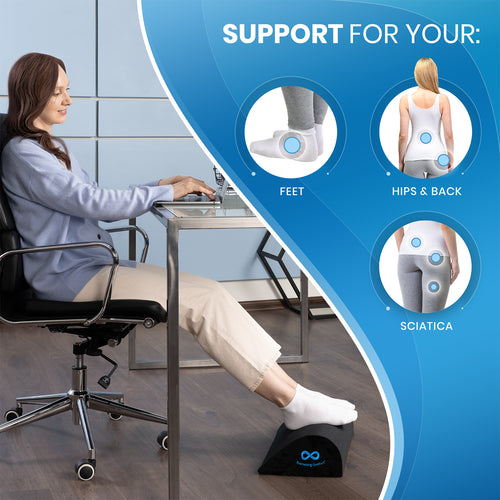 Everlasting Comfort Office Chair Seat Cushion and Lumbar Support
