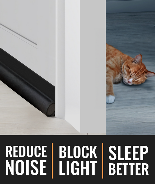 One Sided Door Draft Stopper for Bottom of Doors