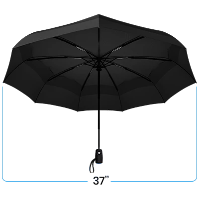 Umbrella coverage width: 37 inches 