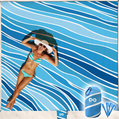 その他 ALOHA MODERN  beach blanket Recycled Microfiber Surfer Beach Blanket - Aloha 'Aina