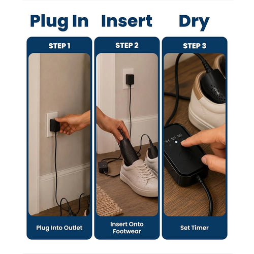 Everlasting Comfort Portable Boot Dryer – Fast Drying for Shoes & Boots