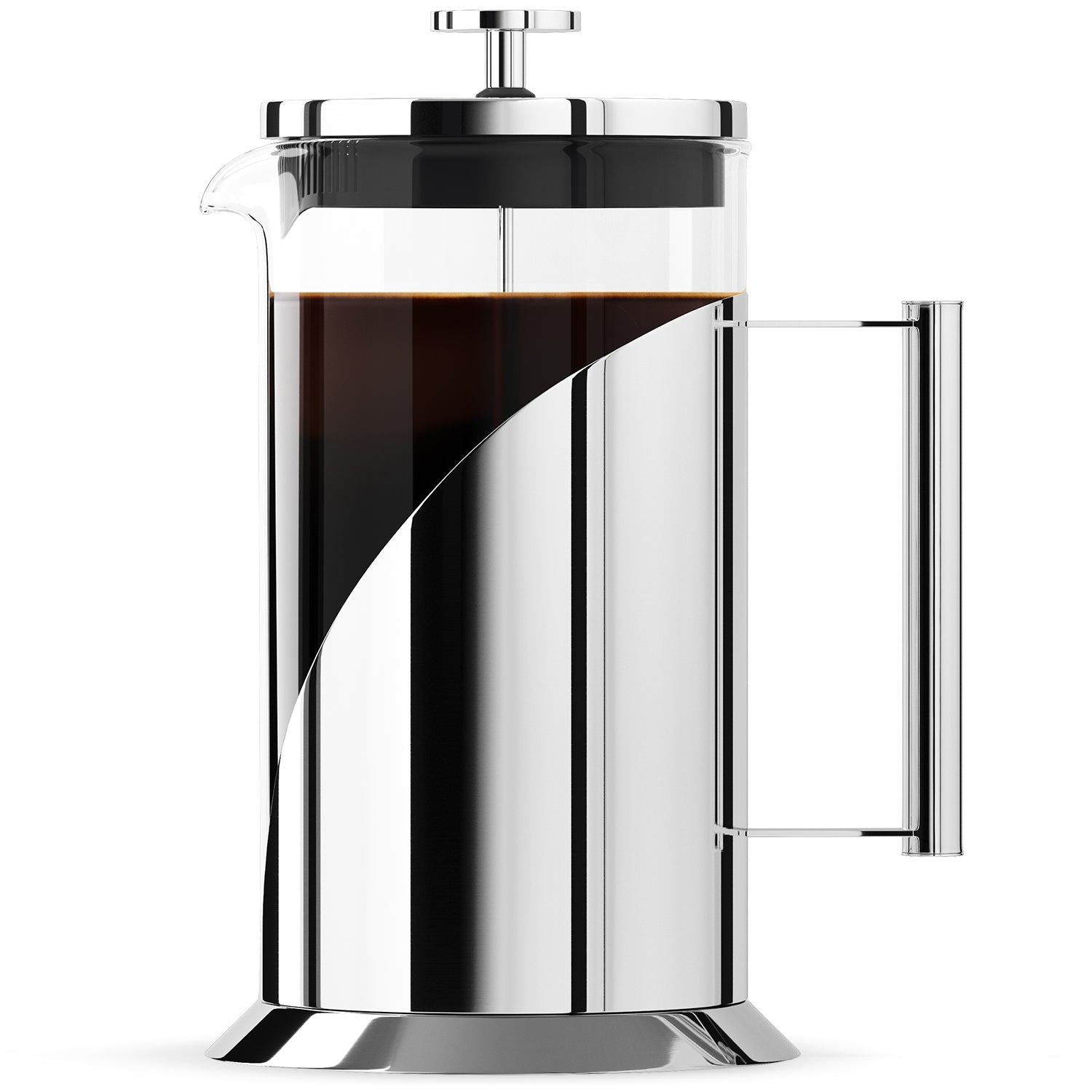 Cafe Du Chateau 34 Oz French Press Coffee Maker - Stainless Steel