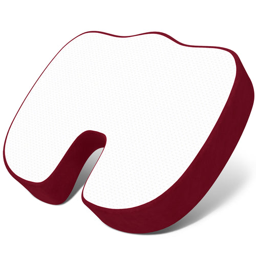 Advanced Orthopedic Memory Foam Seat Cushion for Coccyx and Spine