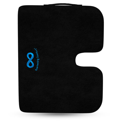 Black Mountain Products Memory Foam Wedge Seat Cushion (Black)