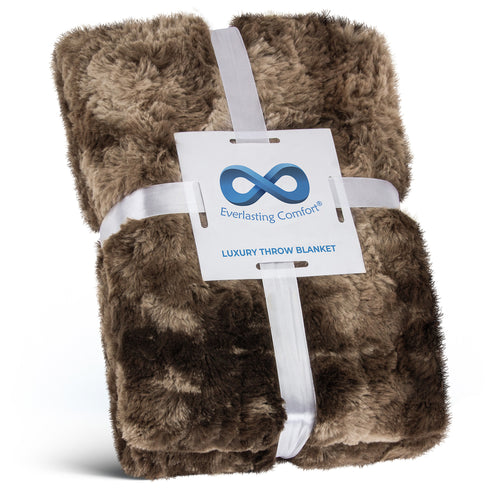 Luxury Faux Fur Throw Blanket