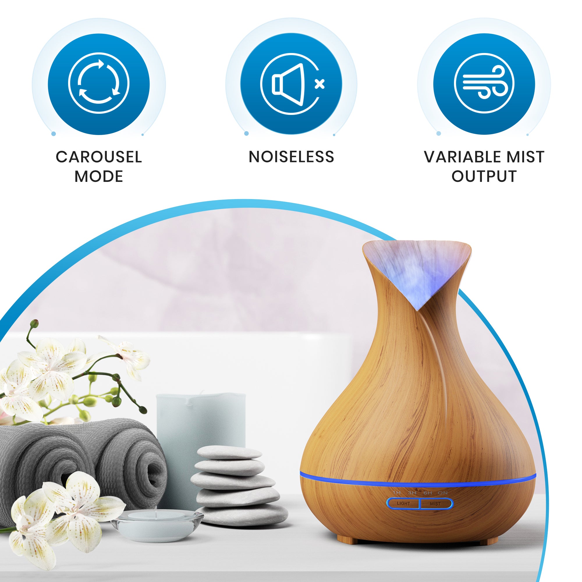 Essential Oils For Diffuser Flower Scent Humidifier Replacement